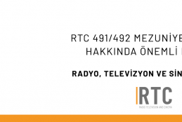 RTC 491/492 MEZUNİYET PROJESİ HAKKINDA ÖNEMLİ DUYURU